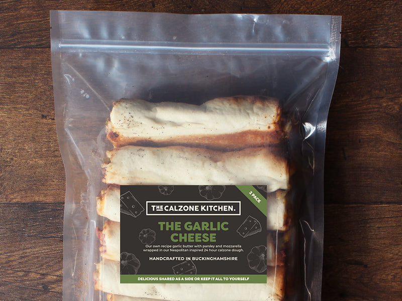 Calzone Menu Uk Garlic Cheese Calzones (v) – The Calzone Kitchen
