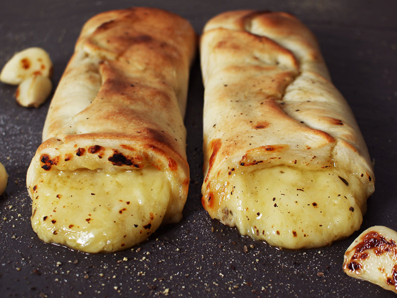 Garlic Cheese Calzones (v)